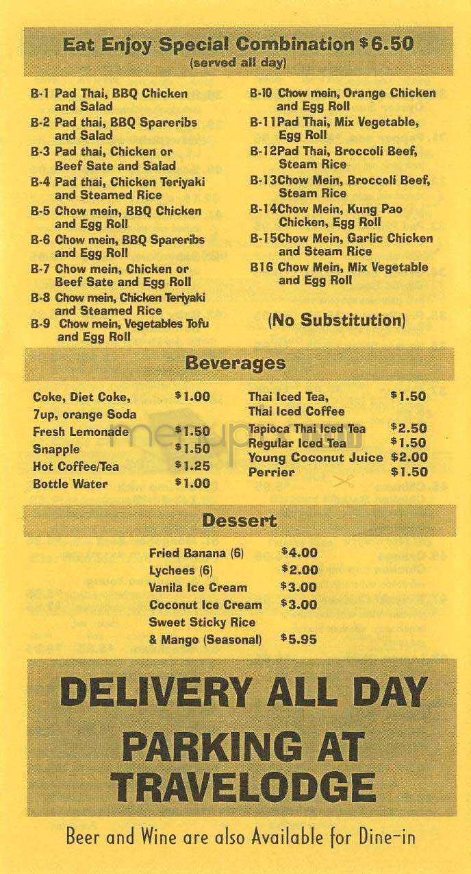 Eat N Joy - Los Angeles, CA menu_pic