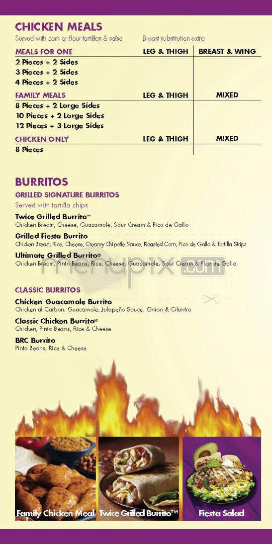 El Pollo Loco - El Segundo, CA menu_pic