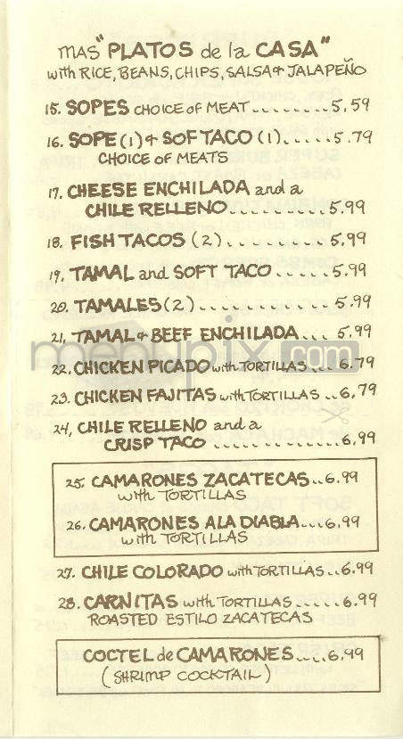 El Super Burrito - Pasadena, CA menu_pic