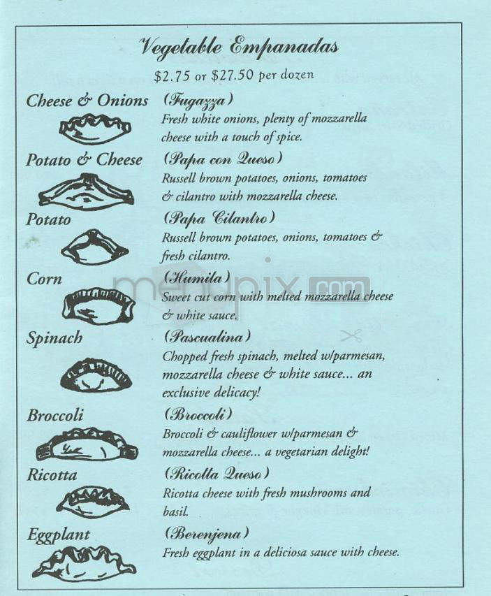 Empanada's Place - West Hollywood, CA menu_pic