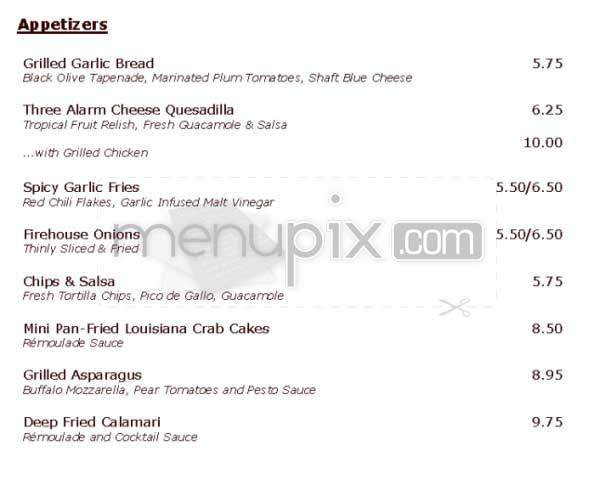 Engine Co No 28 - Los Angeles, CA menu_pic