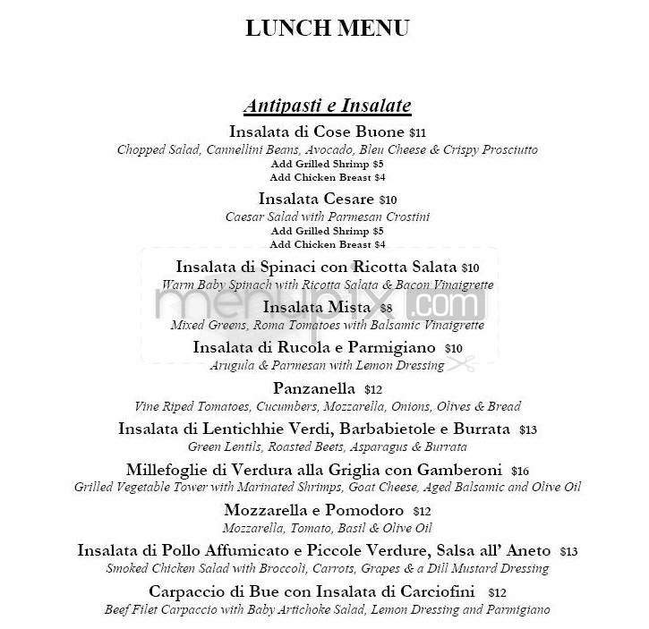 Enoteca Drago - Beverly Hills, CA menu_pic