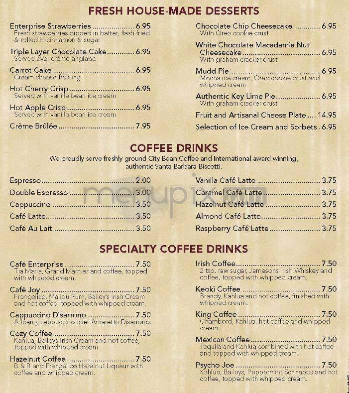 Enterprise Fish Co - Santa Monica, CA menu_pic