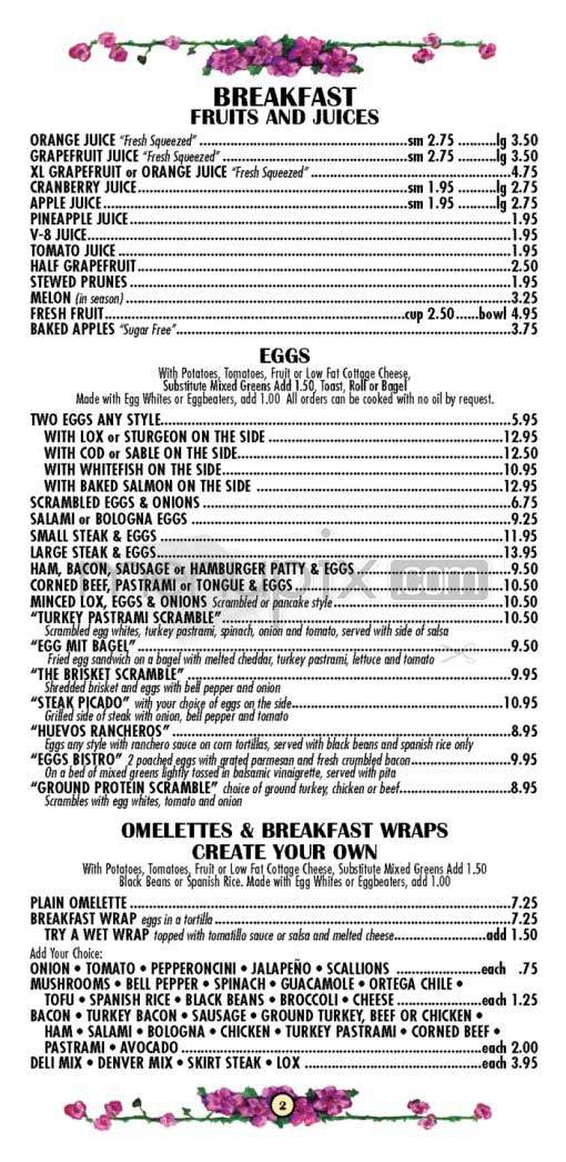 Factor's Famous Deli - Los Angeles, CA menu_pic