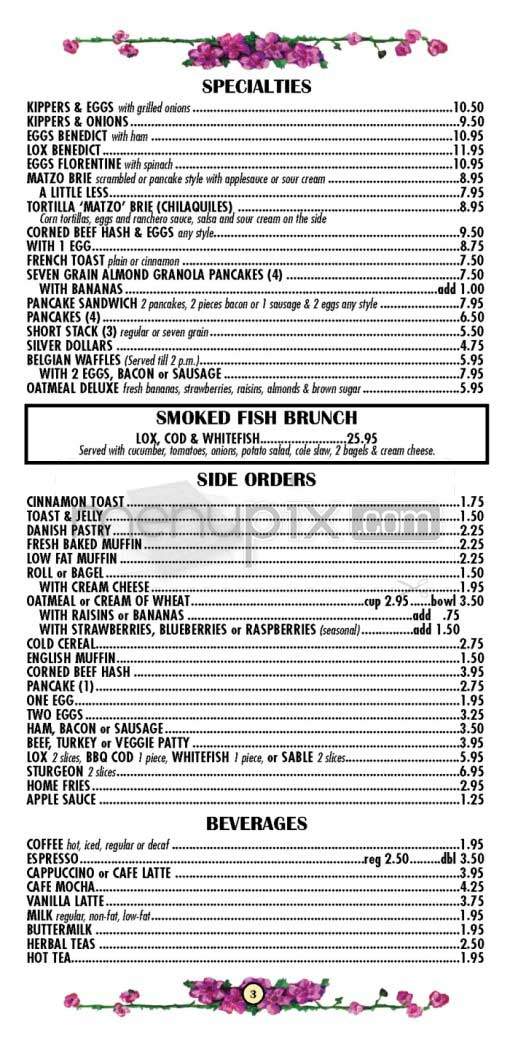 Factor's Famous Deli - Los Angeles, CA menu_pic