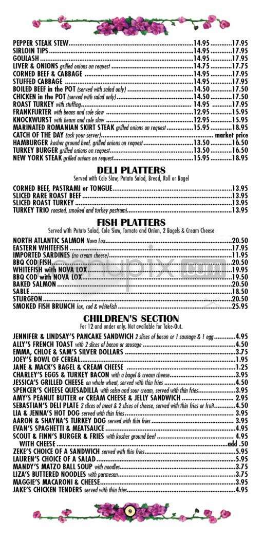 Factor's Famous Deli - Los Angeles, CA menu_pic