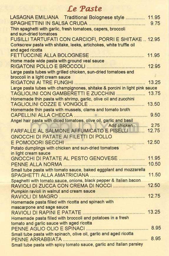 Farfalla - Los Angeles, CA menu_pic