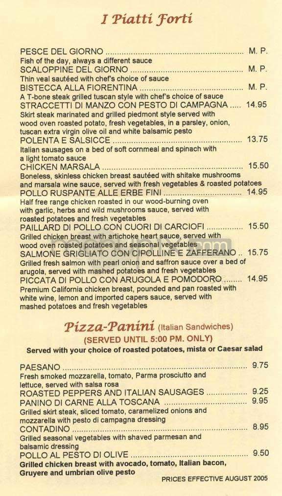 Farfalla - Los Angeles, CA menu_pic