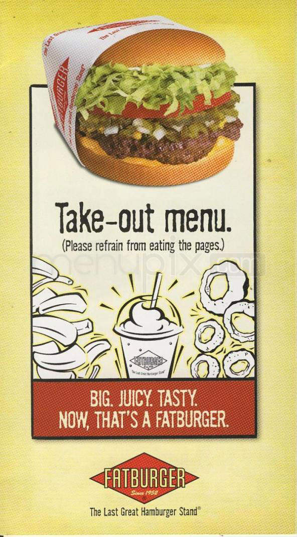 Fatburger - Los Angeles, CA menu_pic