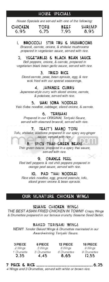 Feast From The East - Los Angeles, CA menu_pic