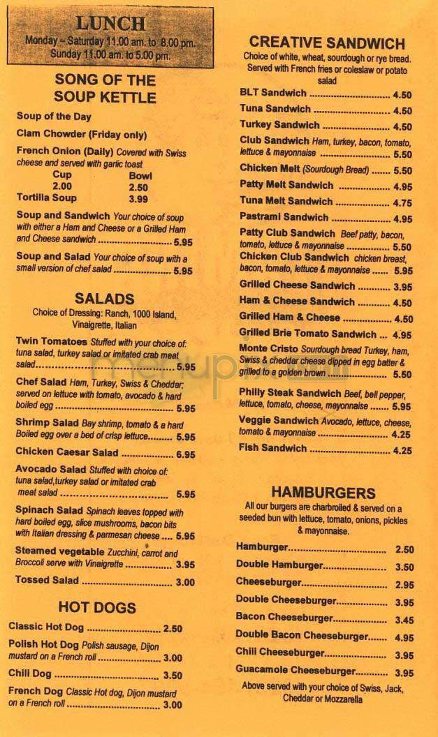 Flaming - Los Angeles, CA menu_pic