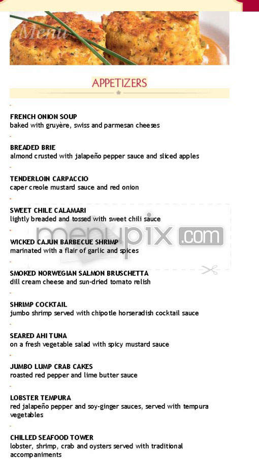 Fleming's - El Segundo, CA menu_pic