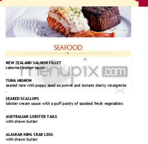 Fleming's - El Segundo, CA menu_pic
