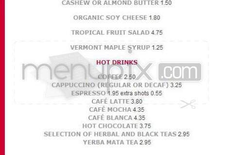 Flora Kitchen at Rita Flora - Los Angeles, CA menu_pic
