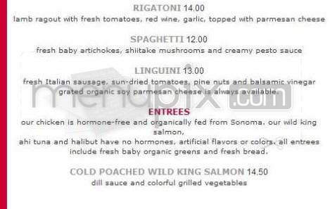 Flora Kitchen at Rita Flora - Los Angeles, CA menu_pic