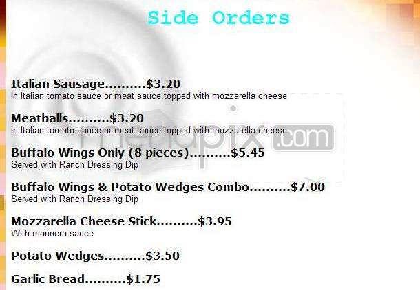 Fredo's Pizzeria - Pasadena, CA menu_pic