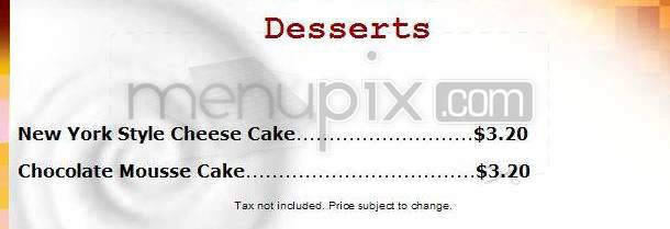 Fredo's Pizzeria - Pasadena, CA menu_pic