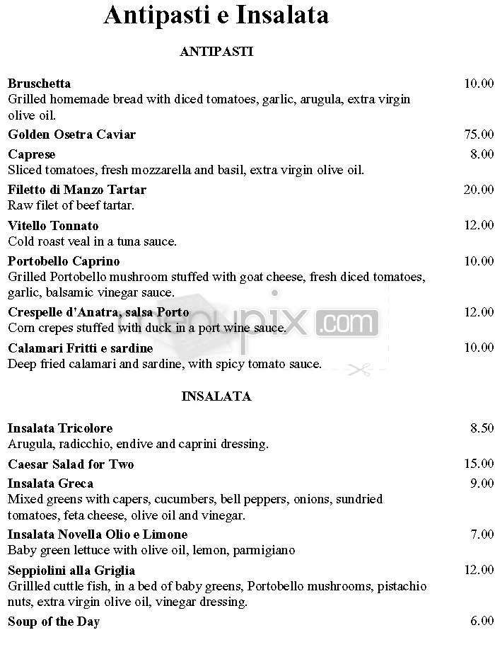 Fresco - Glendale, CA menu_pic