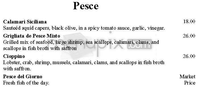 Fresco - Glendale, CA menu_pic