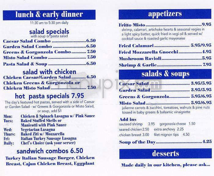Fritto Misto - Hermosa Beach, CA menu_pic