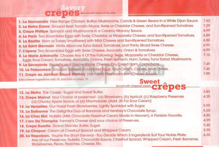 The French Crepe Co. - Los Angeles, CA menu_pic