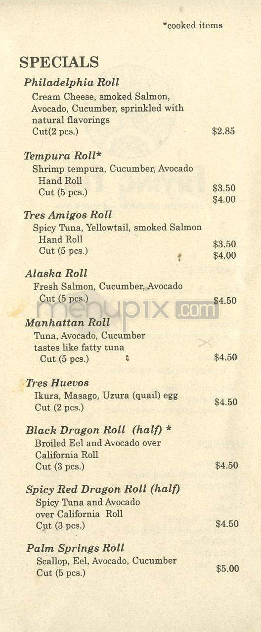 Frying Fish - Los Angeles, CA menu_pic