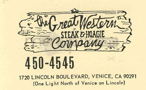 /201165/The-Great-Western-Steak-and-Hoagie-Company-Venice-CA - Venice, CA