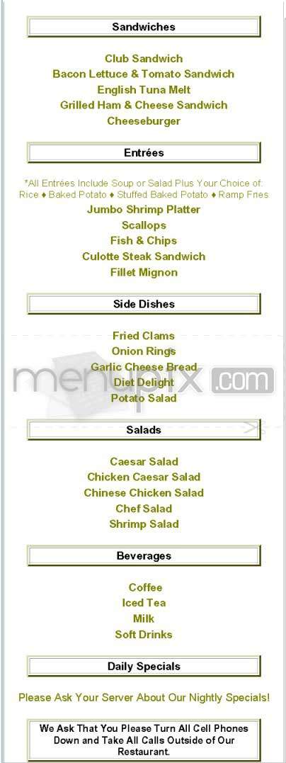 Gary Bric's Ramp - Burbank, CA menu_pic