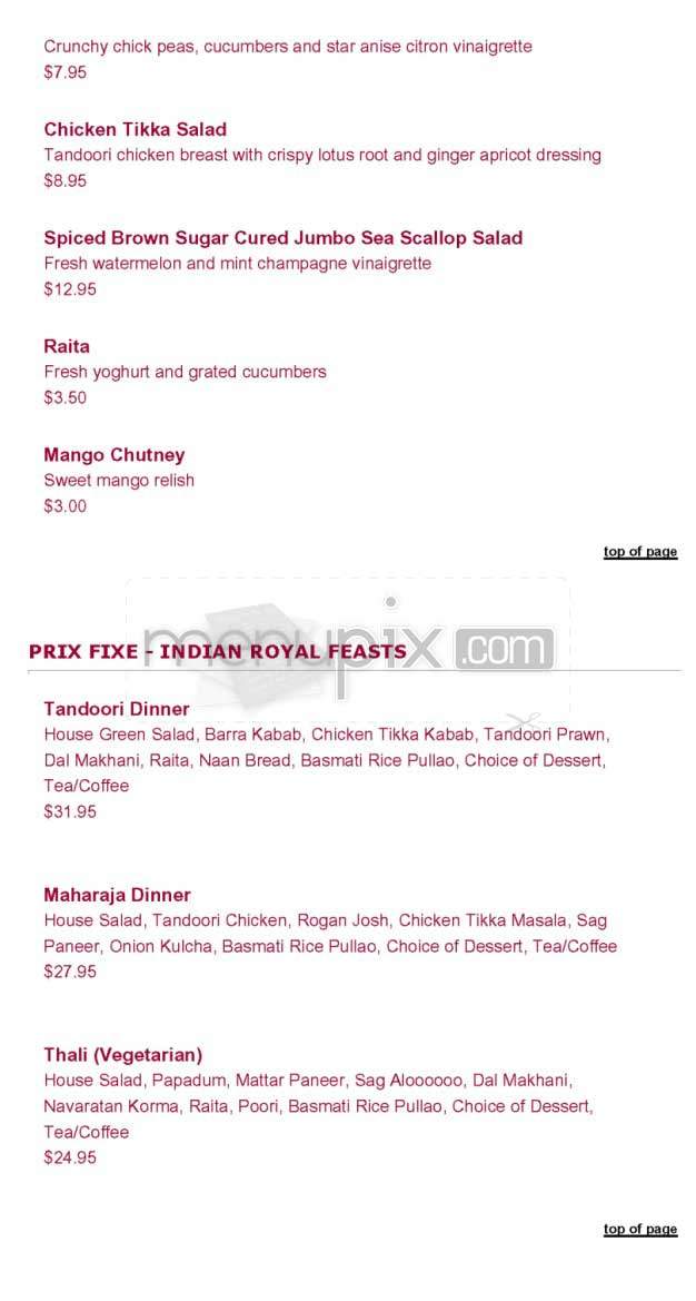 Gaylord - Beverly Hills, CA menu_pic