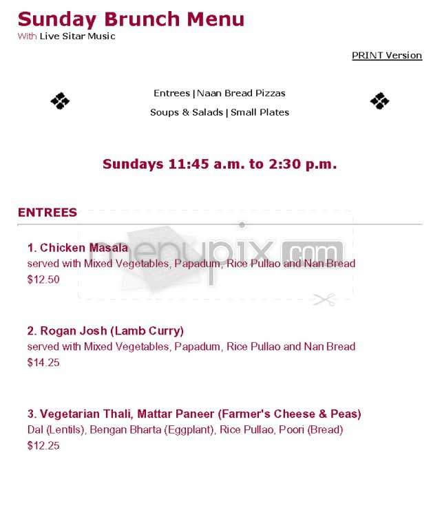 Gaylord - Beverly Hills, CA menu_pic