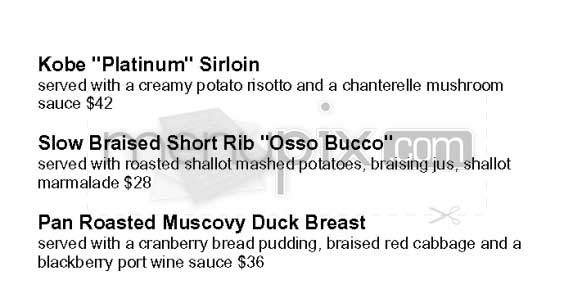 Geoffrey's Malibu - Malibu, CA menu_pic