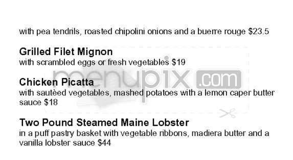 Geoffrey's Malibu - Malibu, CA menu_pic