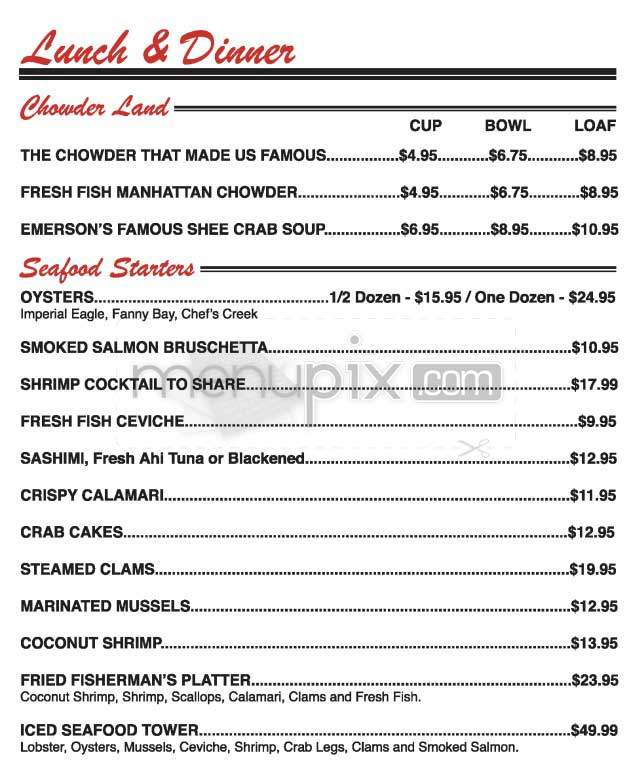 Gladstone Malibu - Pacific Palisades, CA menu_pic
