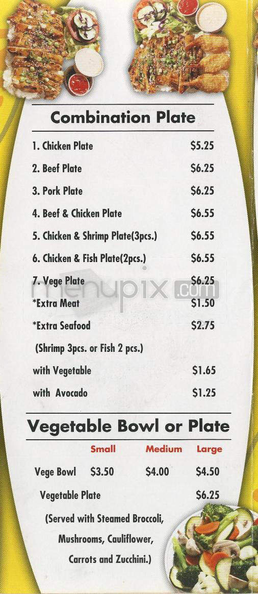Golden Burger Teriyaki - Los Angeles, CA menu_pic