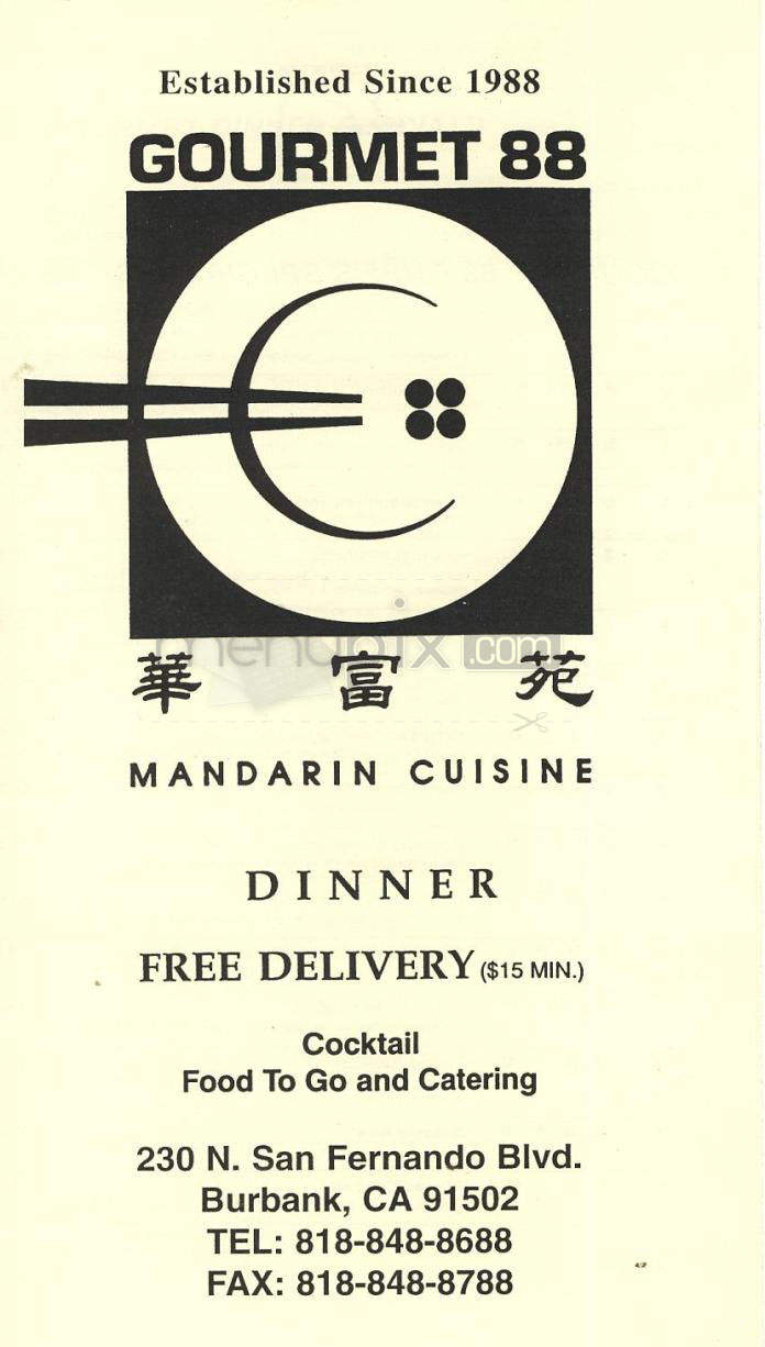 /201568/Gourmet-88-Burbank-CA - Burbank, CA