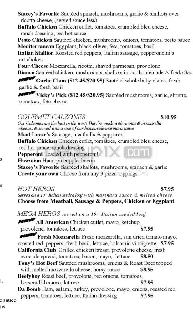 Gourmet On The Go - Sherman Oaks, CA menu_pic