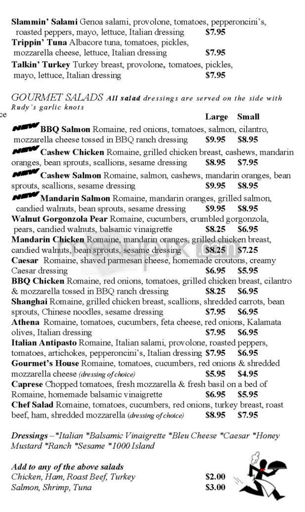 Gourmet On The Go - Sherman Oaks, CA menu_pic