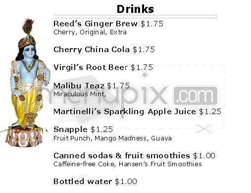 Govinda's - Los Angeles, CA menu_pic