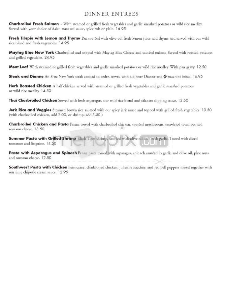 Green Street Restaurant - Pasadena, CA menu_pic