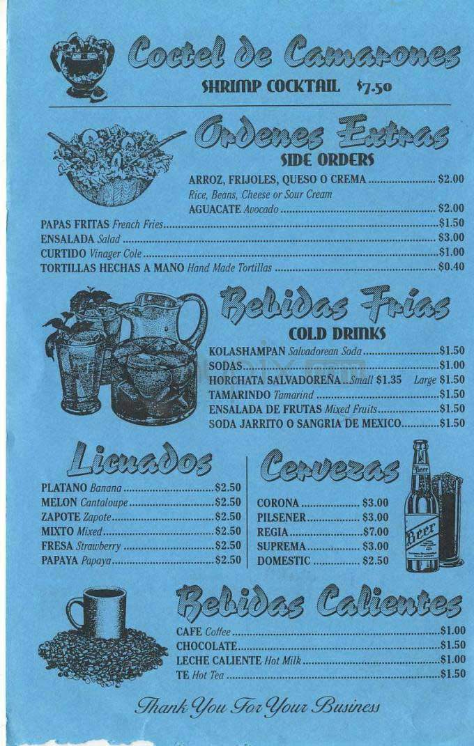 Graciela's - Los Angeles, CA menu_pic