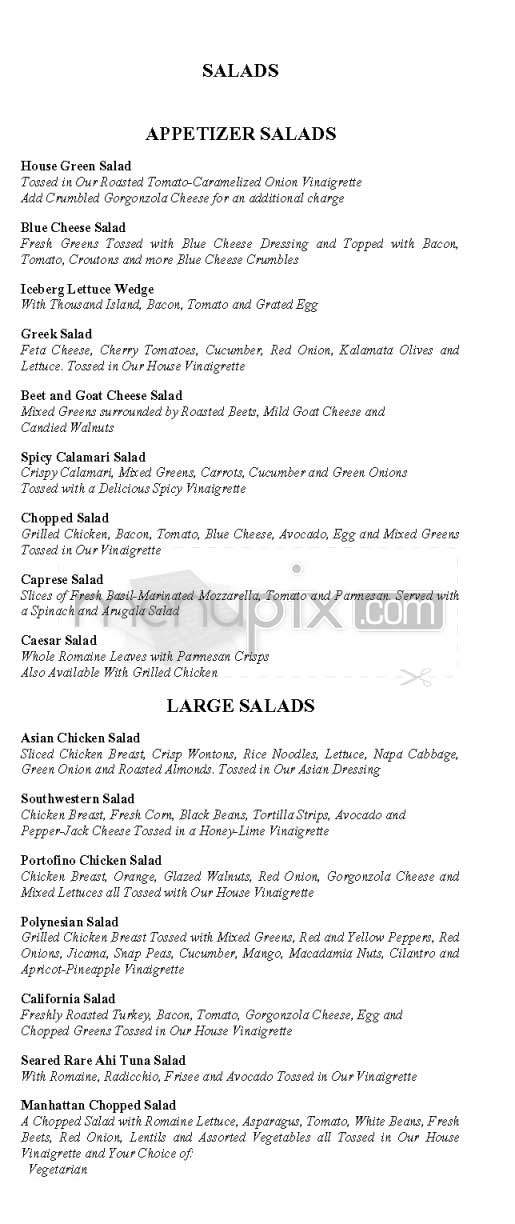 Grand Lux Cafe - Los Angeles, CA menu_pic