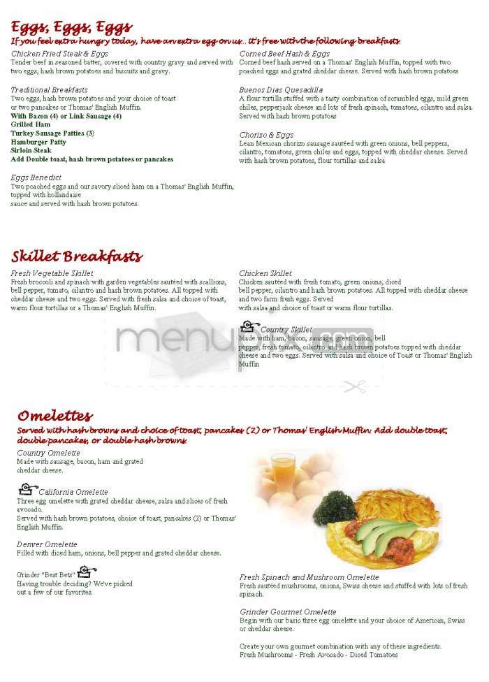 Grinder - Glendale, CA menu_pic