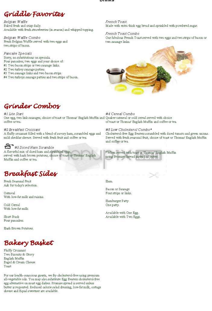 Grinder - Glendale, CA menu_pic