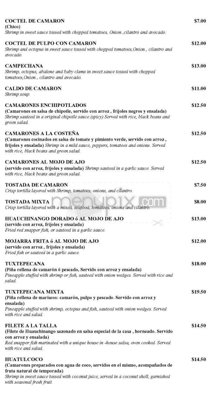 Guelaguetza - Los Angeles, CA menu_pic