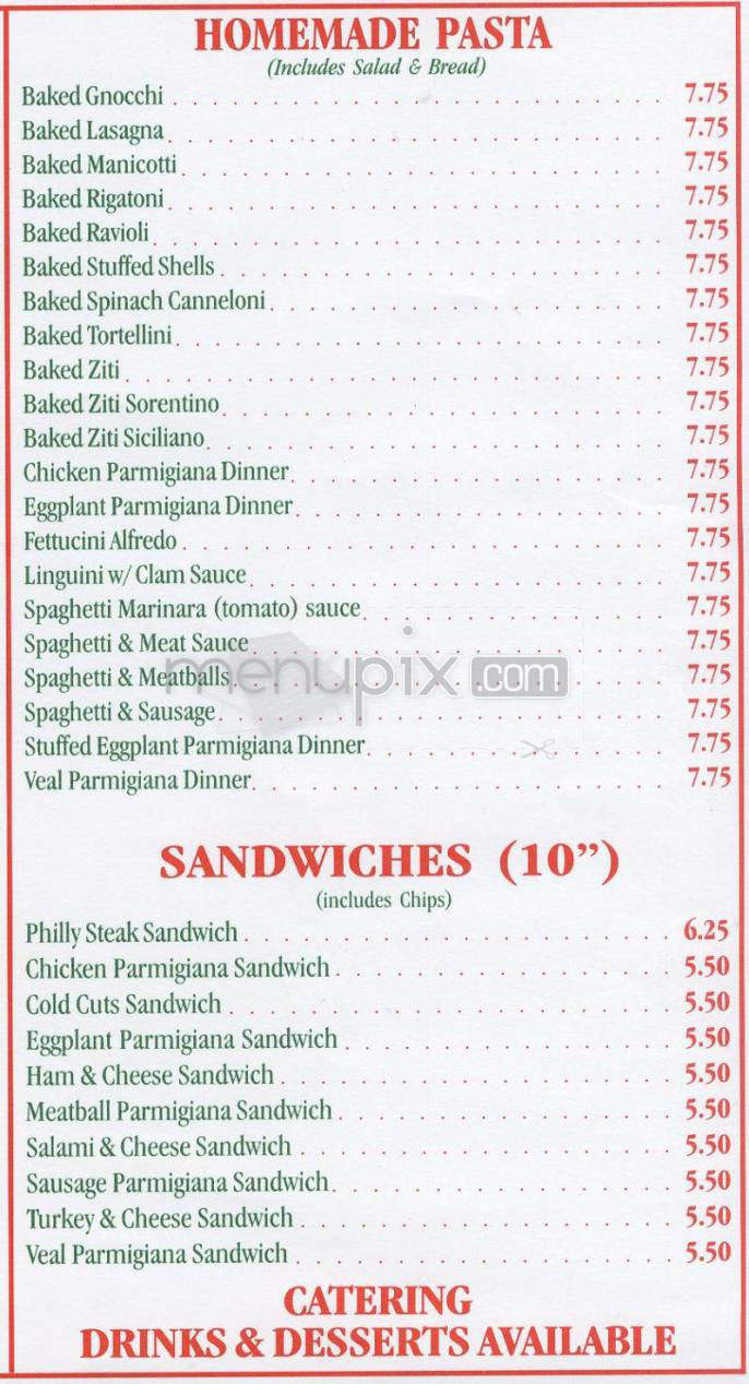 Guido's Pizza & Pasta - Glendale, CA menu_pic