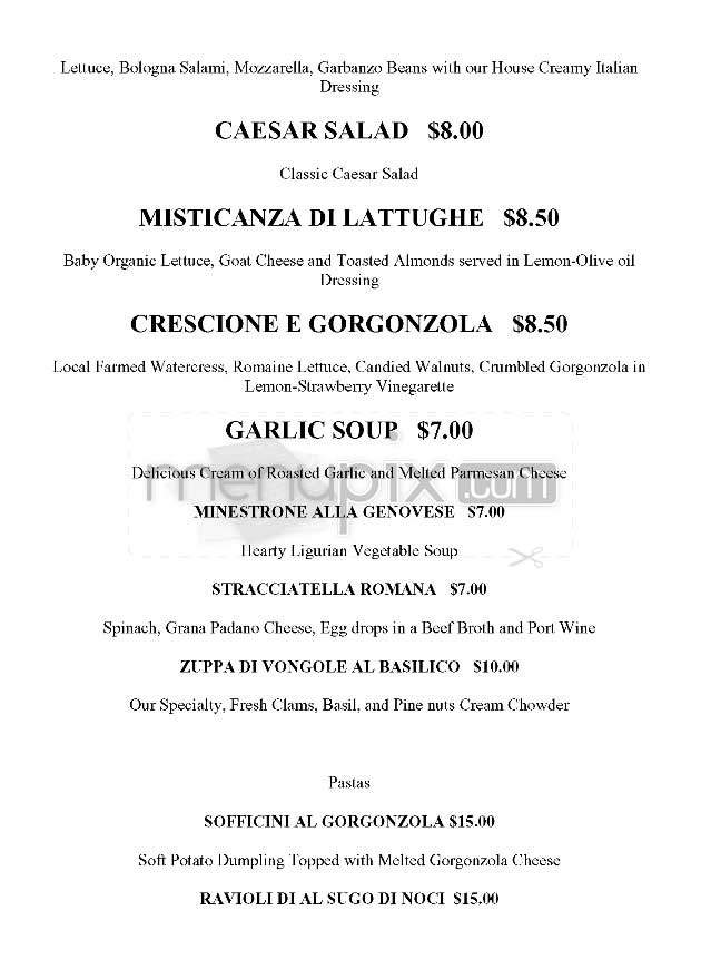 Guido's Malibu - Malibu, CA menu_pic