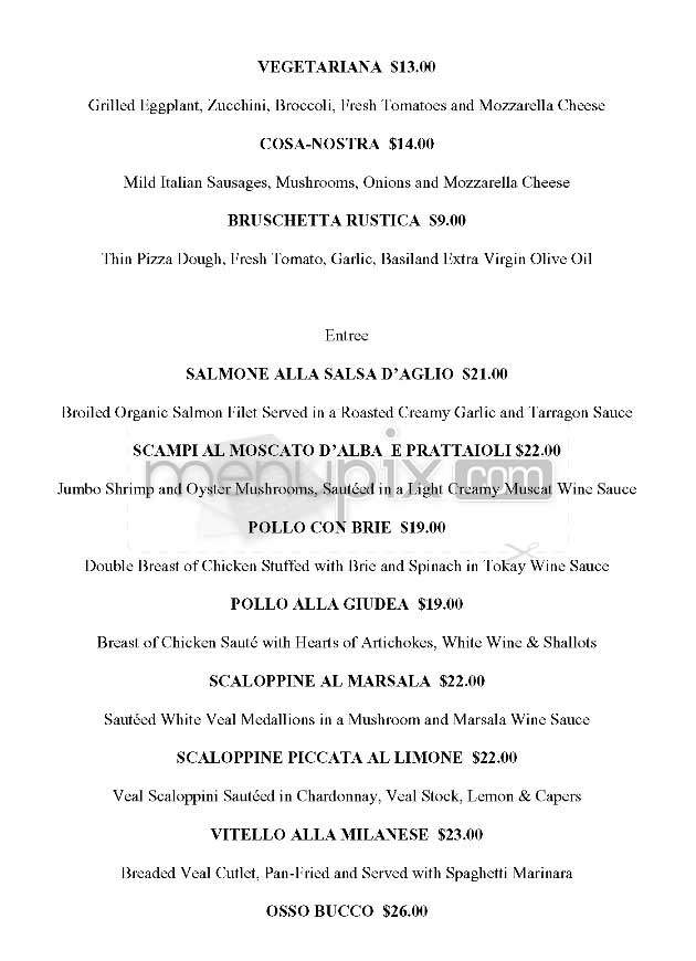 Guido's Malibu - Malibu, CA menu_pic