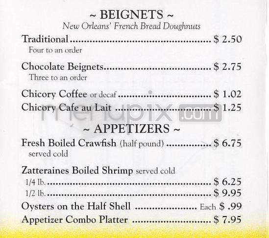 The Gumbo Pot - Los Angeles, CA menu_pic
