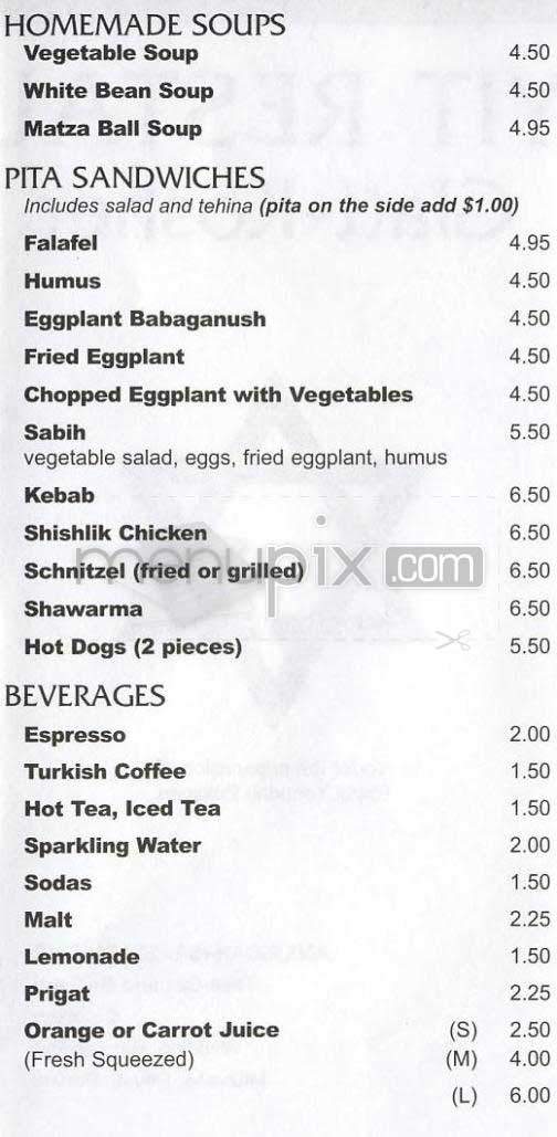 Habayit - Los Angeles, CA menu_pic