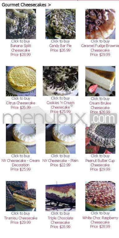 Hannah Max Baking - Los Angeles, CA menu_pic